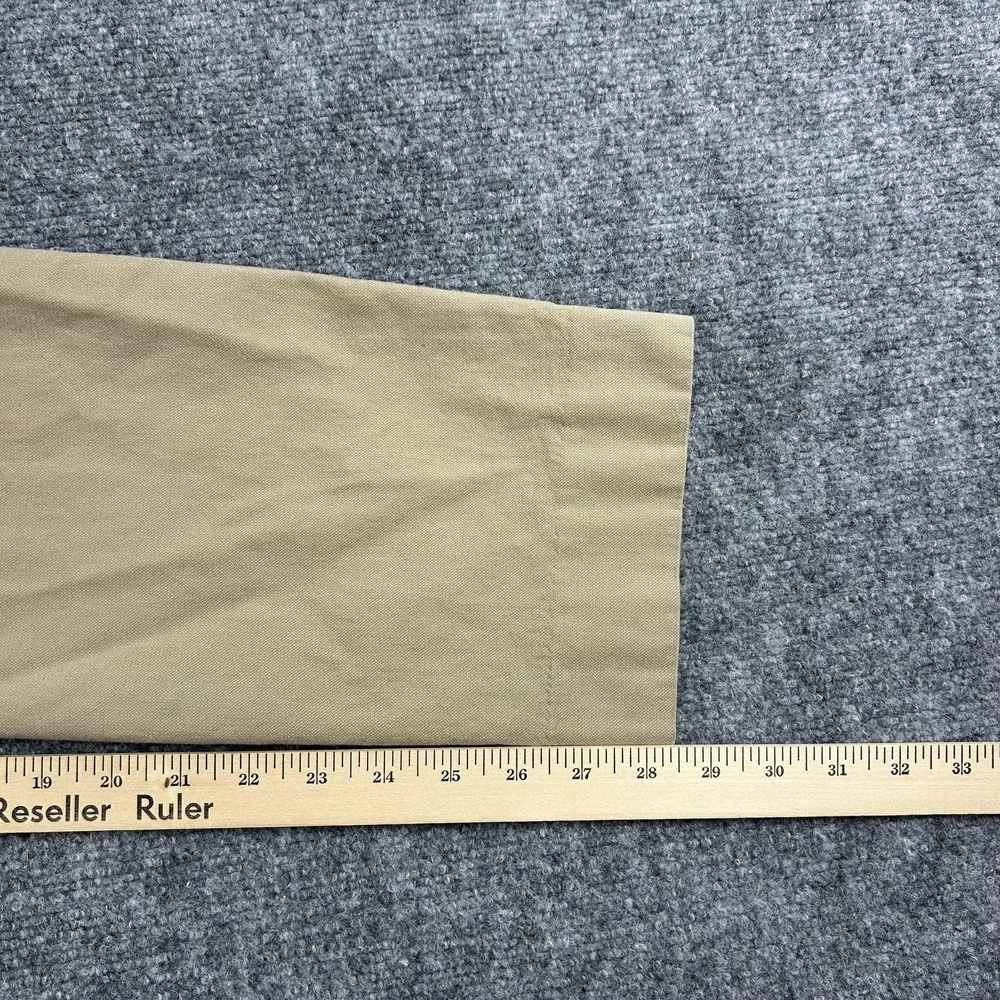 Banana Republic Pants Mens 33x32 Beige Chino Slim Fit Stretch‎ Flat Front Casual